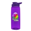Garyline® Flair Tritan® Bottle with Drink-Thru Lid - 26 oz. - Transparent violet